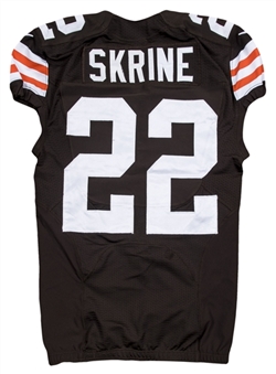 2014 Buster Skrine Game Used Cleveland Browns Home Jersey